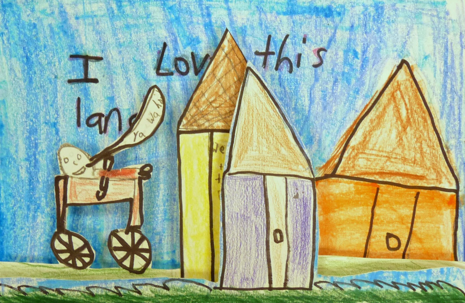 Art. Paper. Scissors. Glue!: Background, Middleground, Foreground