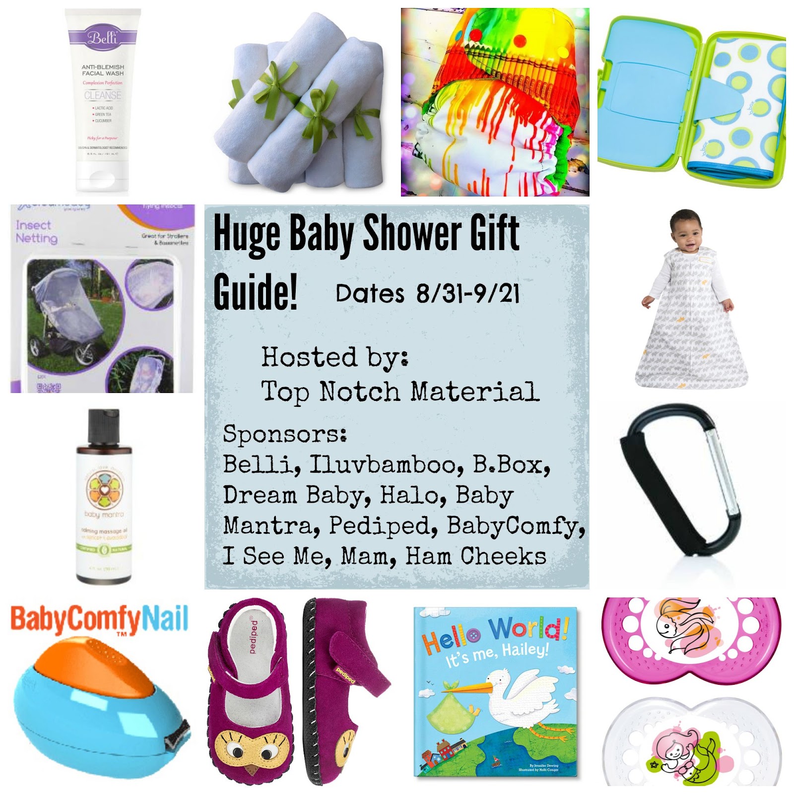 Top Notch Material Baby Shower Gift Guide HUGE Prize Pack Giveaway