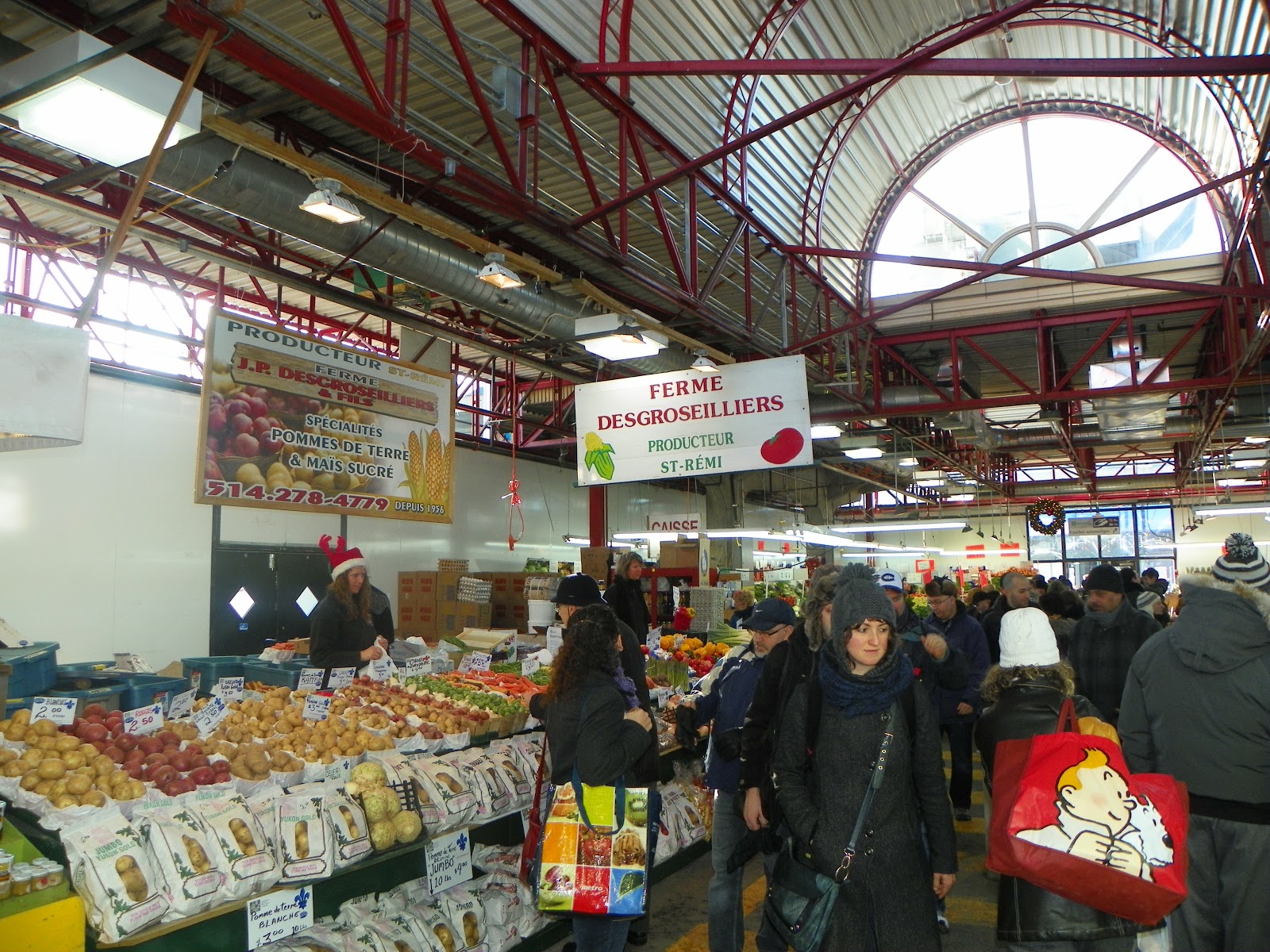 Here are some photos I took a the market.
