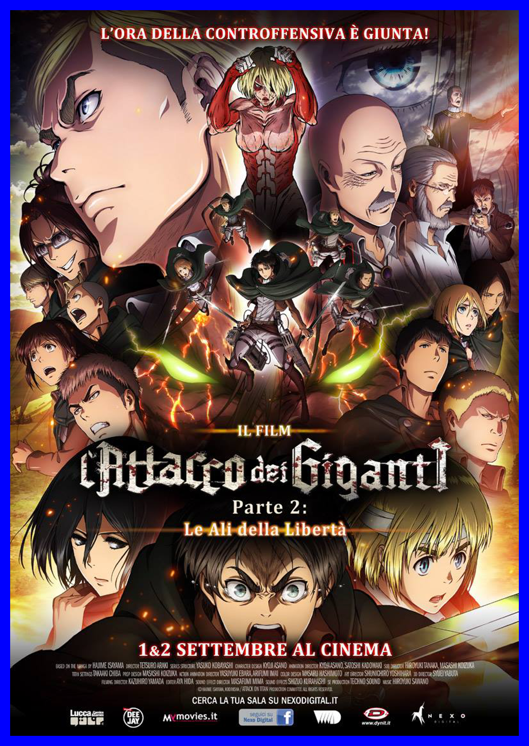 Anime on Bluray! NEWS * Ecco la data ed il trailer italiano del secondo film de L'Attacco dei Anime on Bluray! NEWS * Ecco la data ed il trailer italiano del secondo film de L'Attacco dei