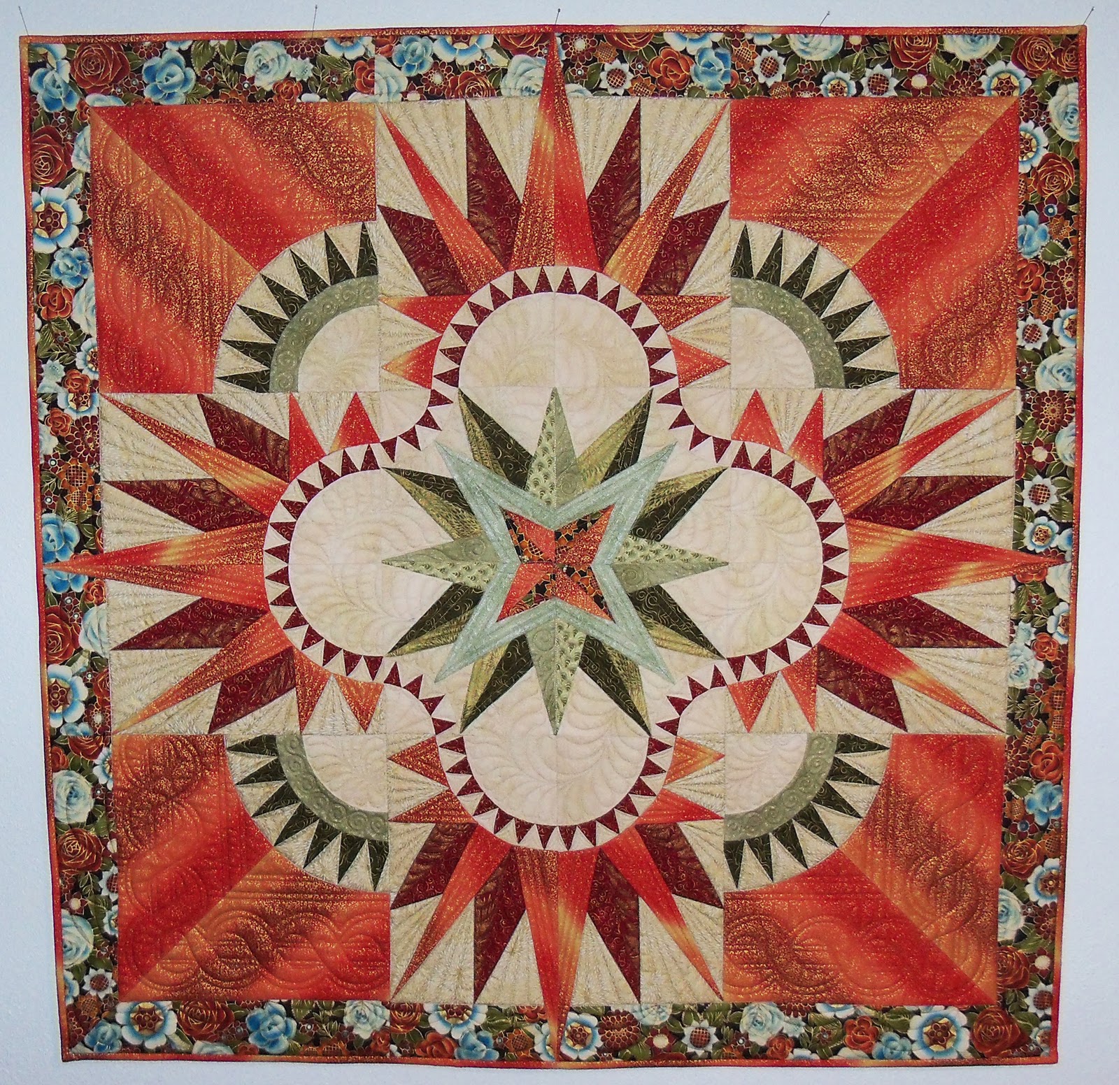 American Quilter Magazine Reader quilt Morning Star (Baby
