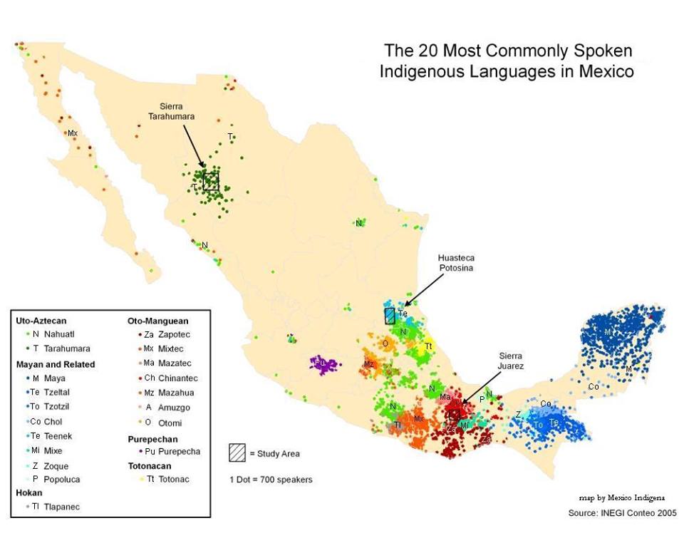 Las Lenguas Ind Genas Mas Habladas En Mexico En Infograf A