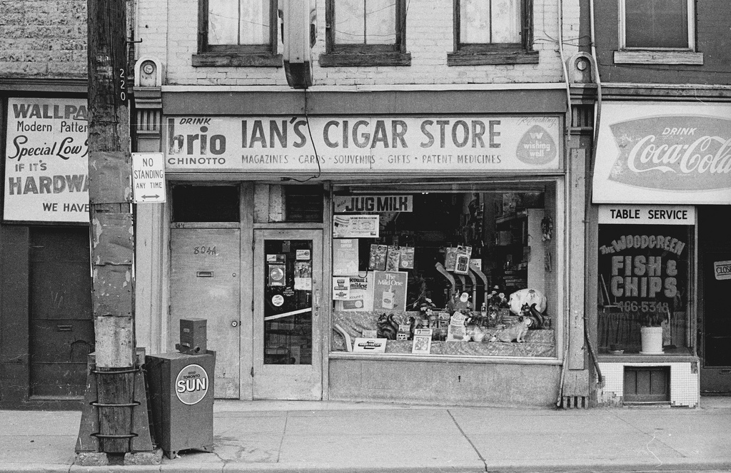 lost toronto Queen East/Then and Now