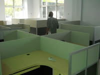 Meja Sekat Kantor - Meja Kubikel - Cubicle Workstation Table