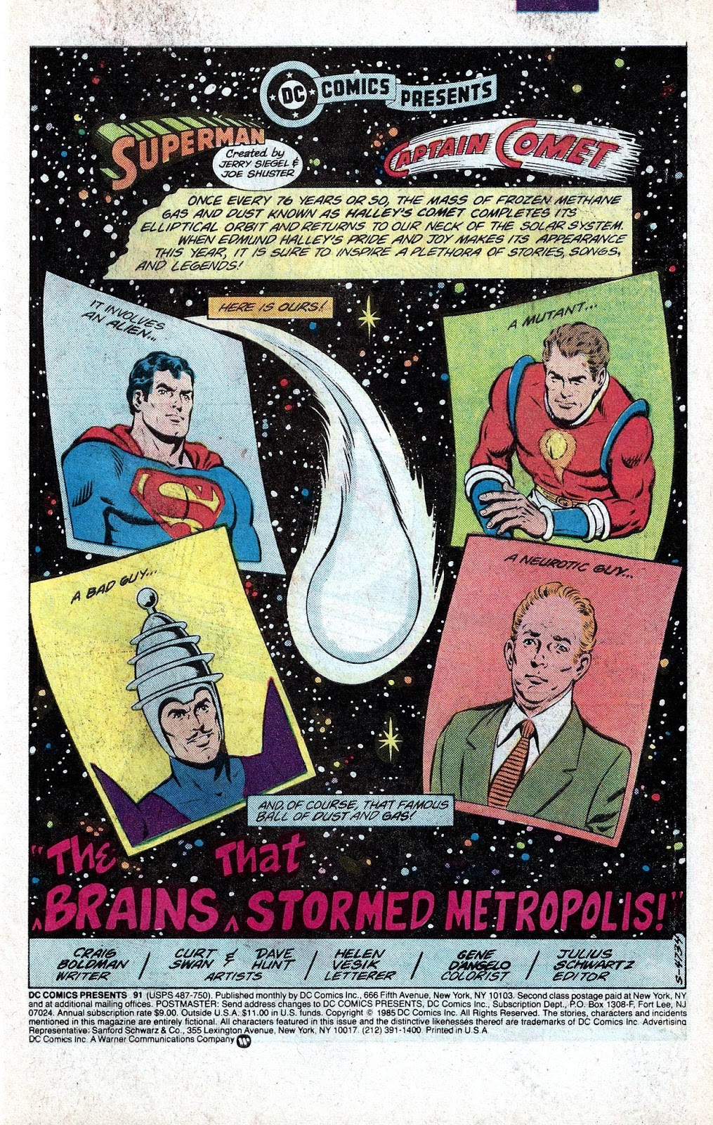 The Dork Review Superman VS Captain Comet