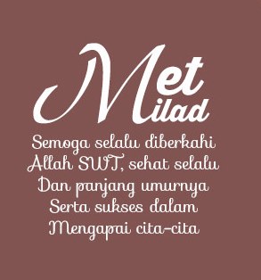 Download Gambar Ucapan Ulang Tahun Islami