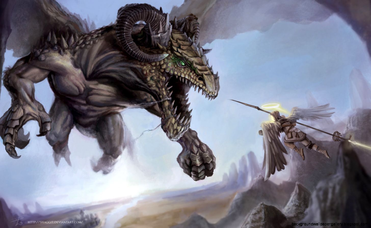 Angels Dragons Battles HD 8 13821 Cool Wallpapers HD  HD Image
