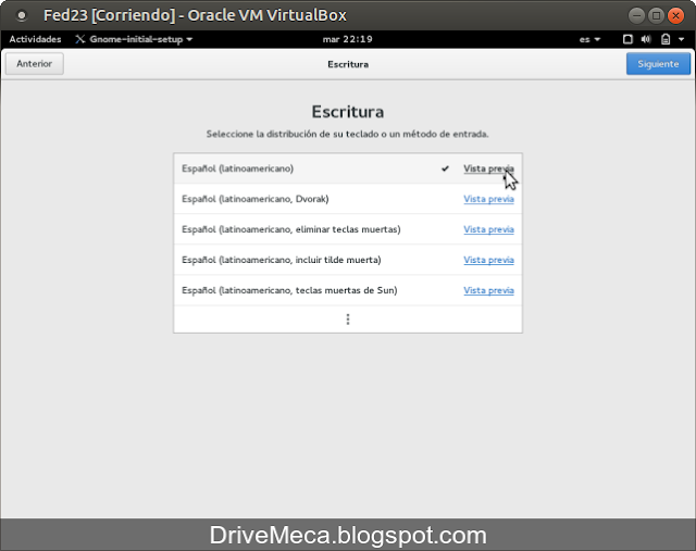 DriveMeca instalando Linux Fedora Workstation 23 paso a paso DriveMeca instalando Linux Fedora Workstation 23 paso a paso