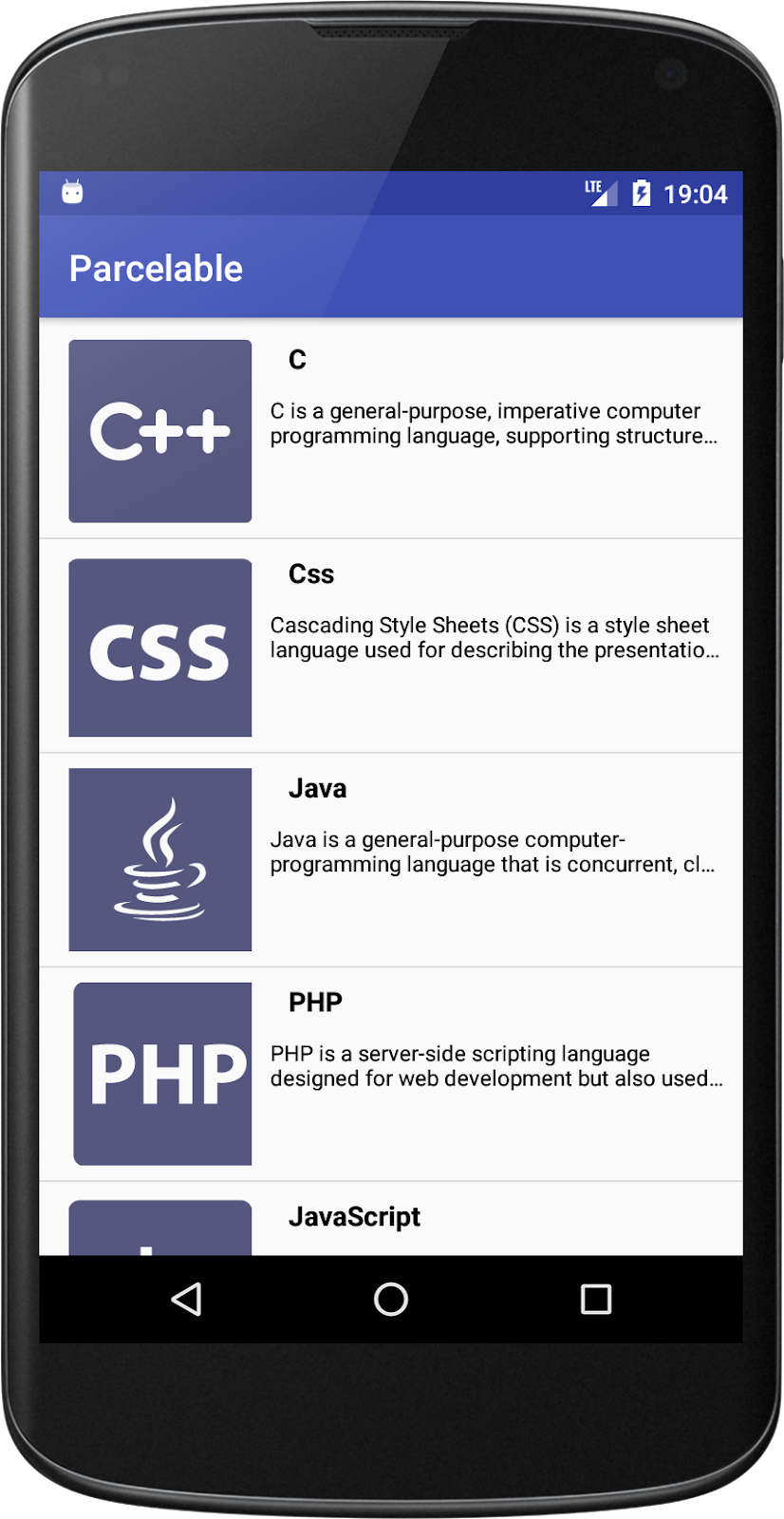Android Parcelable List Deepshikha Puri Mobile App Developer (Android & iOS))