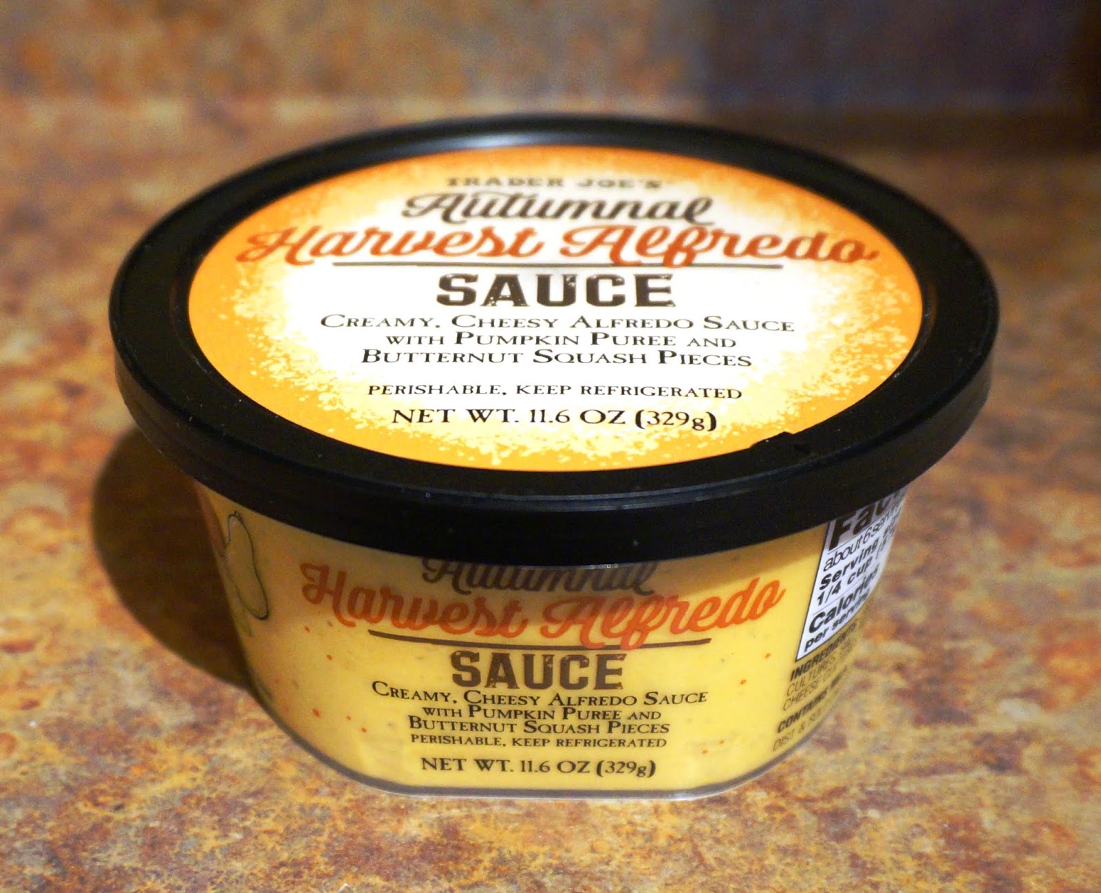Exploring Trader Joe's Trader Joe's Autumnal Harvest Alfredo Sauce