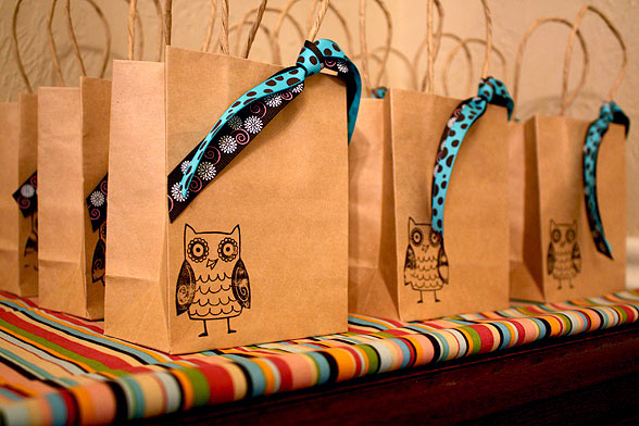 TheFabEvent Brown Paper Bag With Deco
