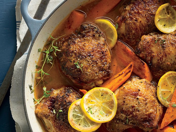 GOOD FOODIE Braised Chicken Thighs with Lemons