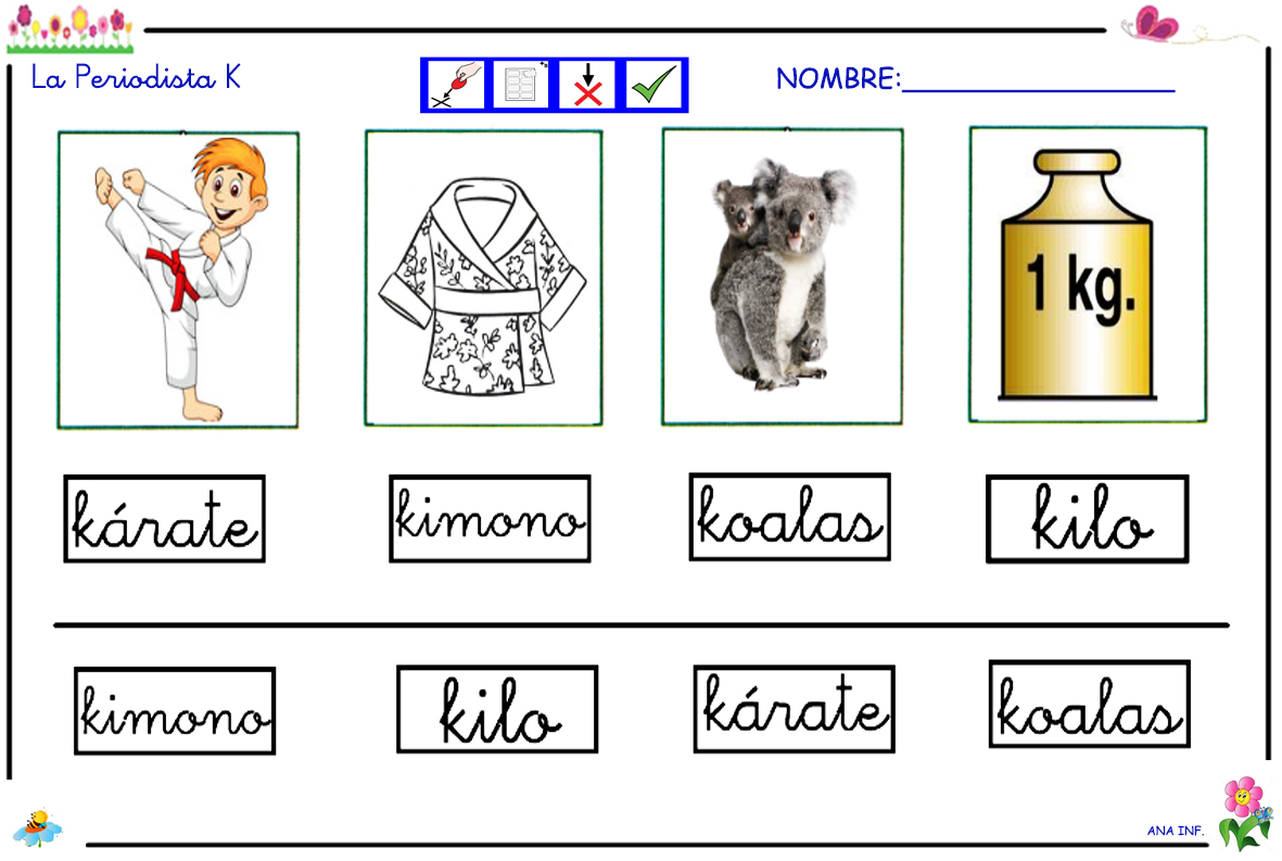 INFANTILES DE ANA V. LA PERIODISTA K Y LOS SONIDOS CA, CO, CU