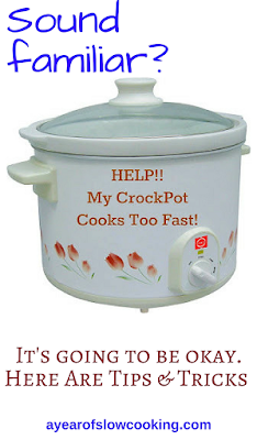 If you think your crockpot slow cooker cooks too fast then you are going to want to read this. The good news is that you DON'T need a new one! Here are some tips and tricks that really do work!