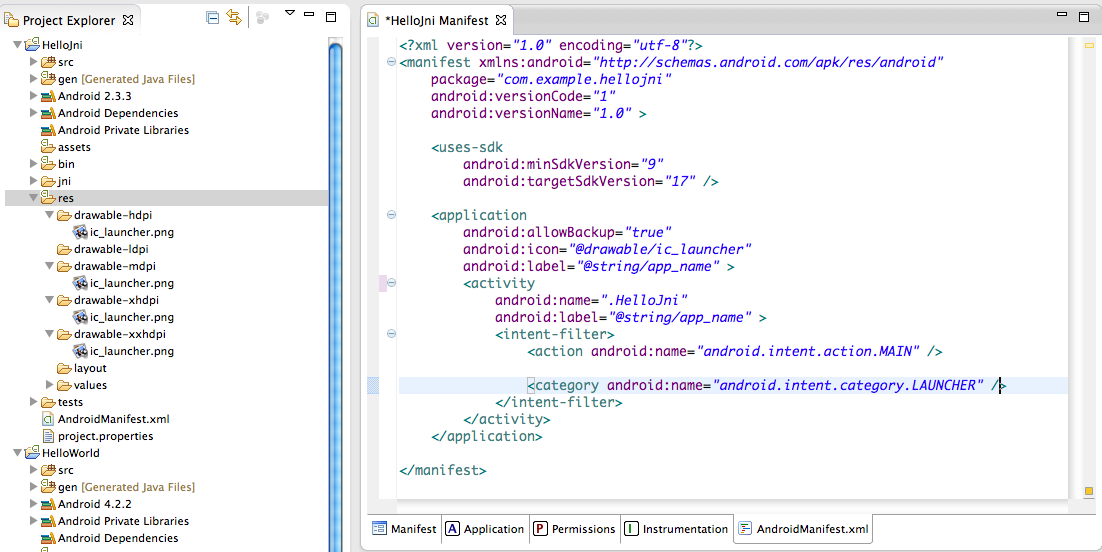 eclipse android ndk eclipse android ndk