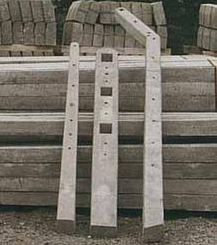Concrete Slot Fence Posts