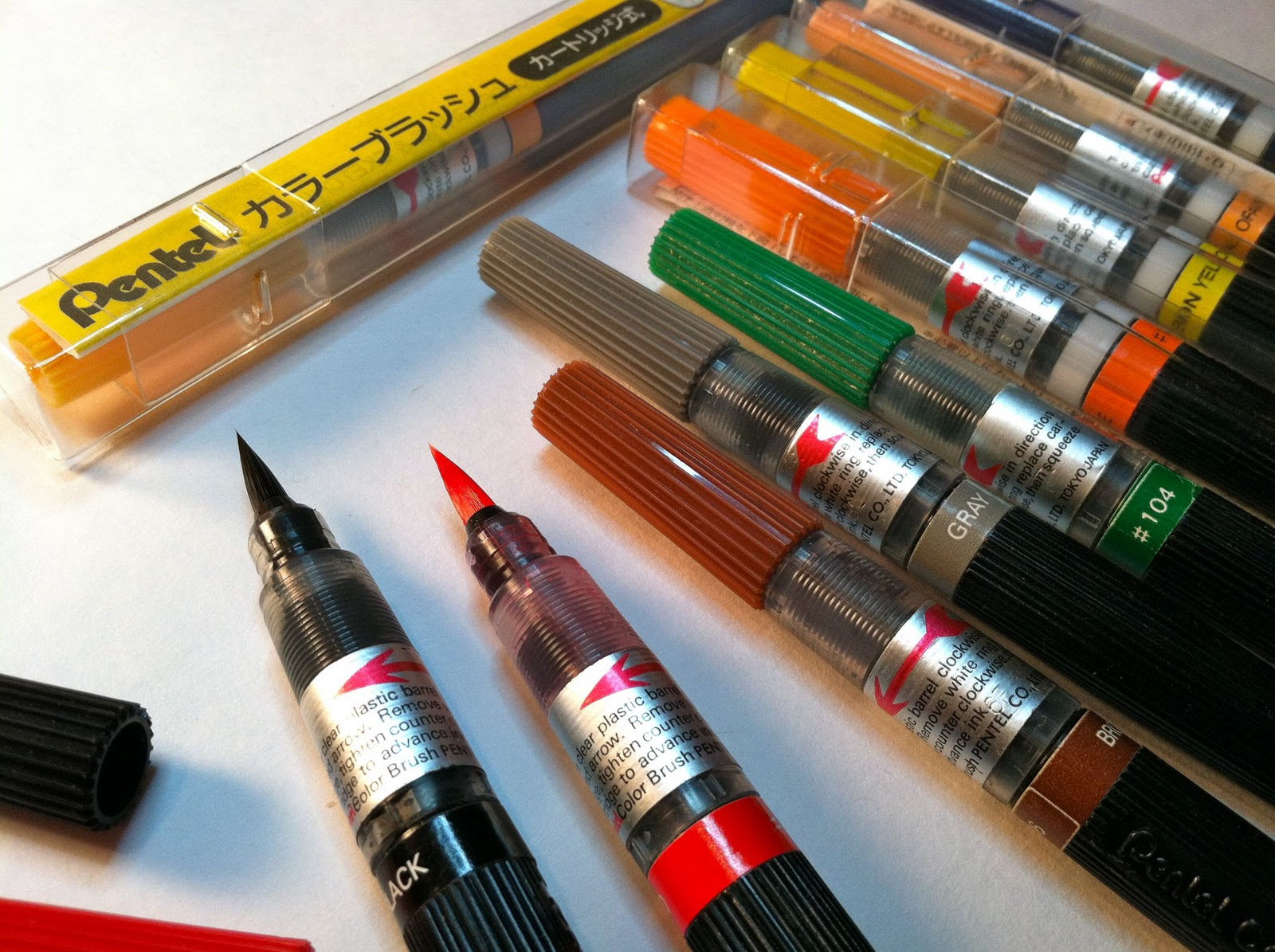 WENT SKETCHING Pentel Color Brush and Indian Folktales.