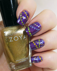 nails nail mardi gras purple didmynails beads spring pretty bloglovin
