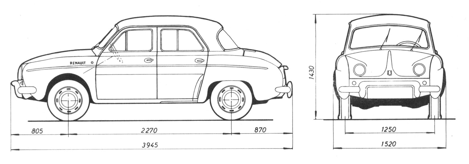 Analisis de Maquinas Renault Dauphine, el coche de las viudas (1963)