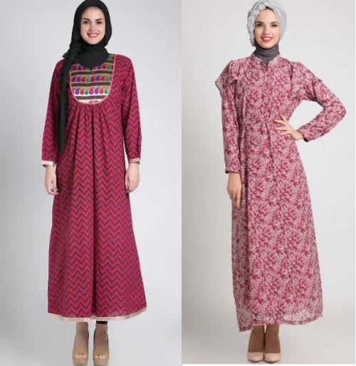 Model baju gamis modern terbaru 2020 Model baju gamis modern terbaru 2020