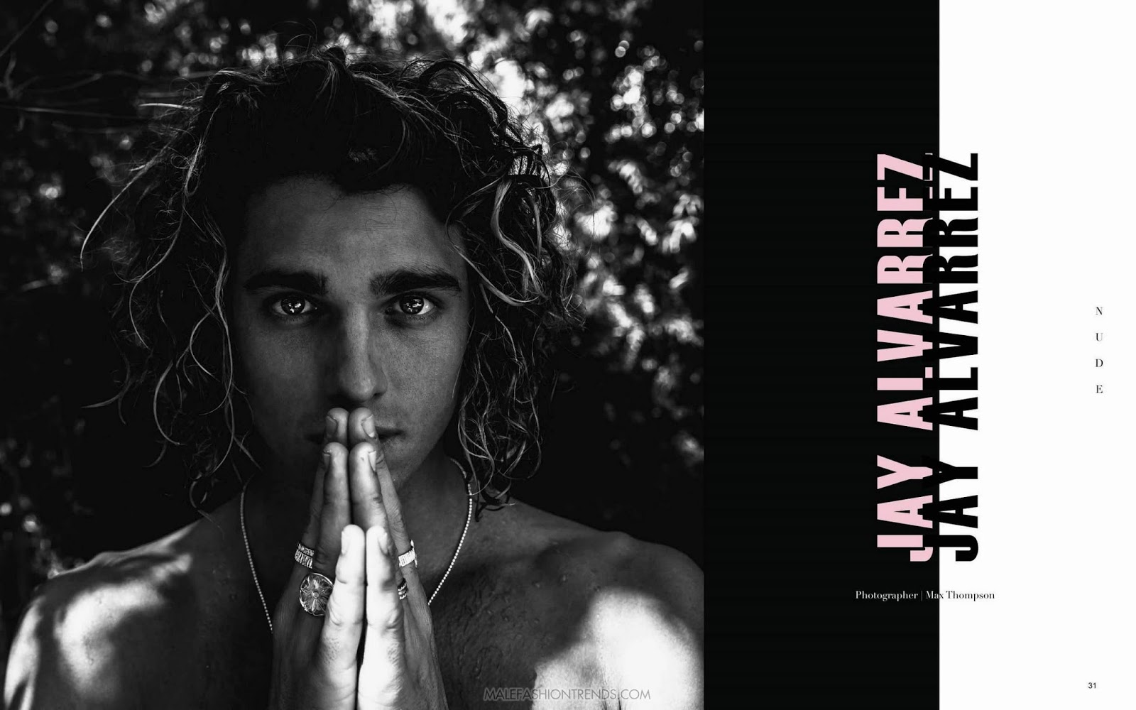 Jay Alvarrez para NUDE Magazine No. 14 por Max Thompson