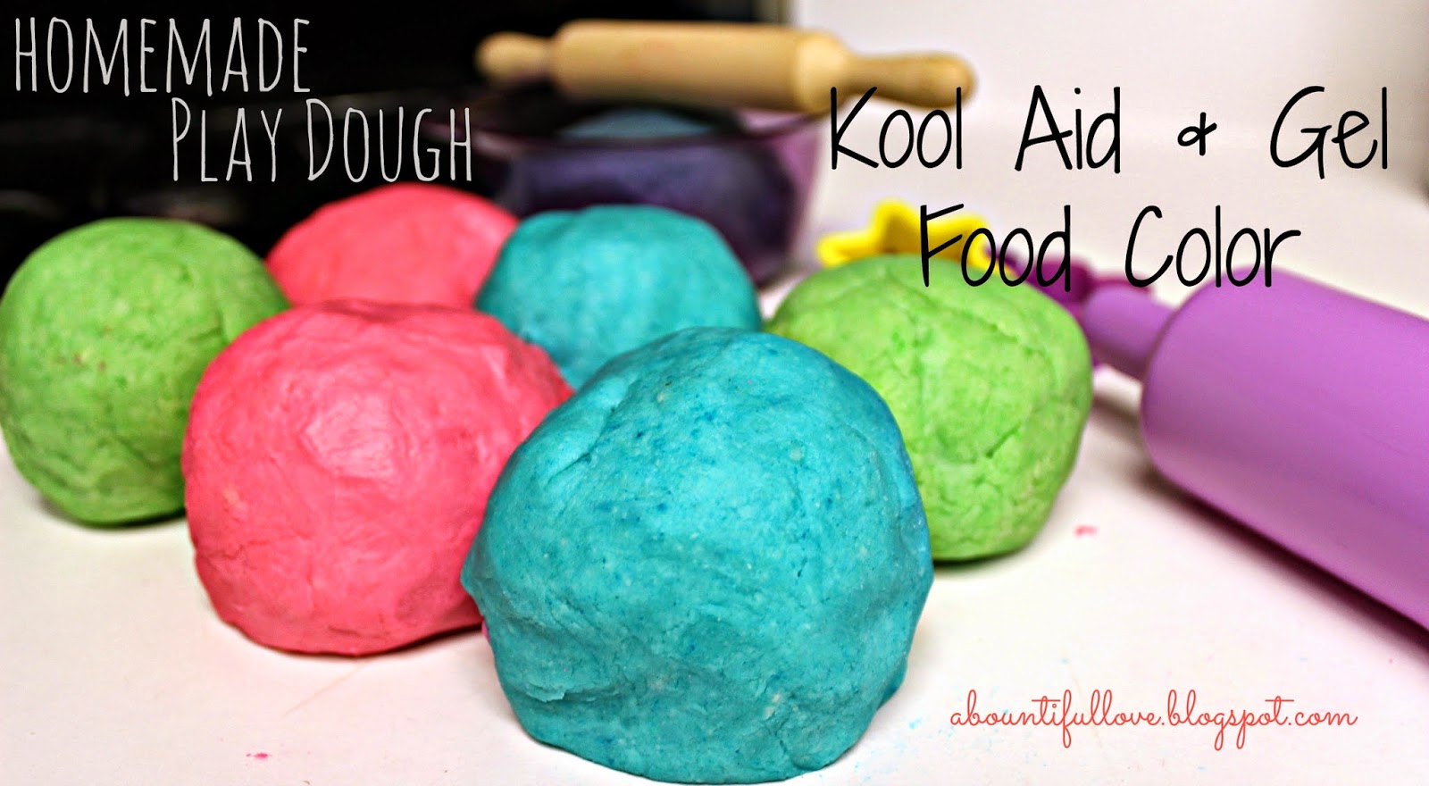 Kool-Aid Play Dough Recipe 