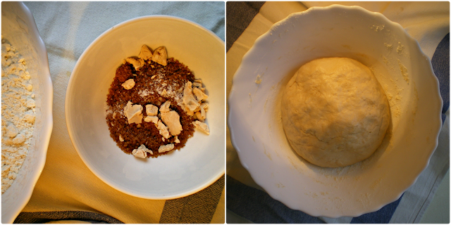 Panecillos alemanes {Die Brötchen} Elaboración de la masa