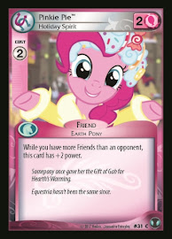 My Little Pony Pinkie Pie, Holiday Spirit Defenders of Equestria CCG Card