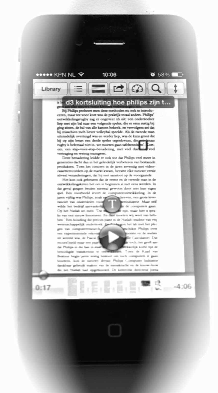 zin Historicus microscopisch Dyslexie: Teksten door IOS laten voorlezen