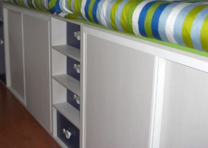 Matilda y la Luna: Unos muebles hechos a medida (habitación infantil)