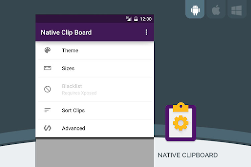 Native Clipboard تطبيق الحافظة في الاندرويد لحفظ النصوص المنسوخة