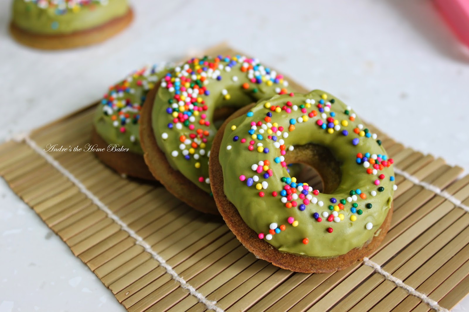 ♥ Green Tea Donuts ♥ Andre's the Home Baker