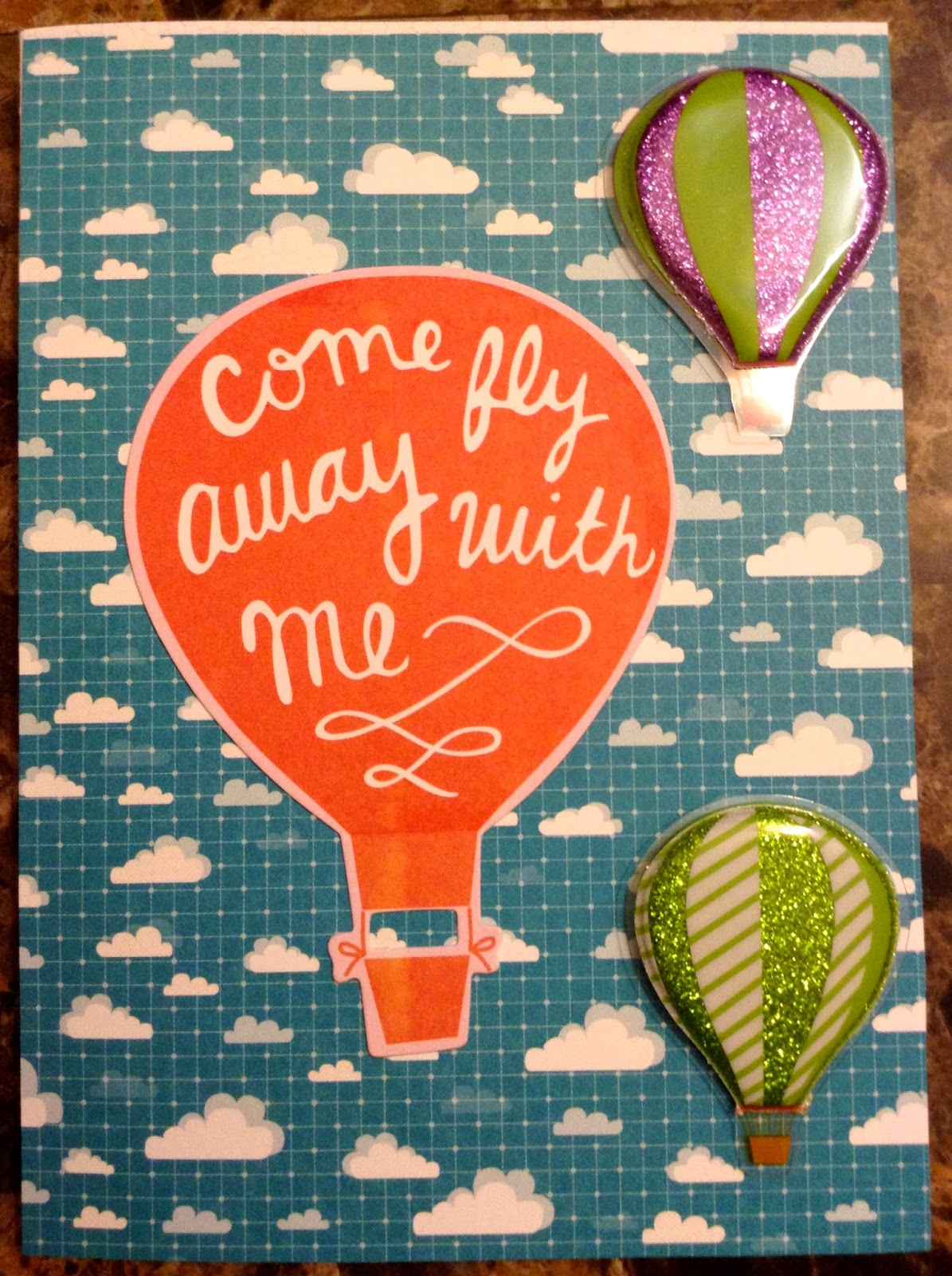 The Emi Times: Hot Air Balloon Card