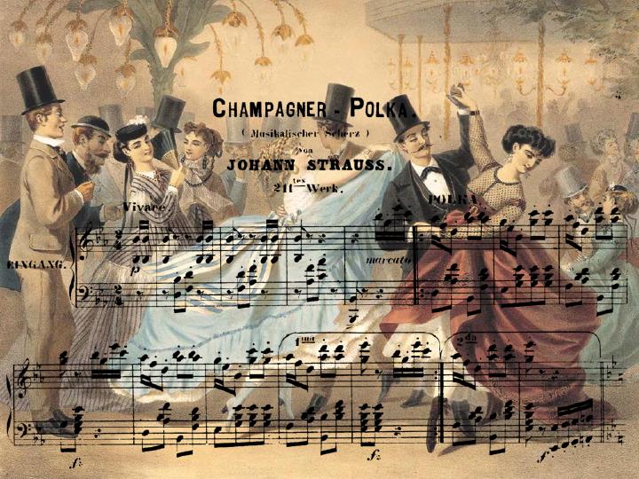 Полька трик. Штраус полька шампанское. Полька на охоте Штраус. В 1868 прекрасные мелодии Иоганна Штрауса.