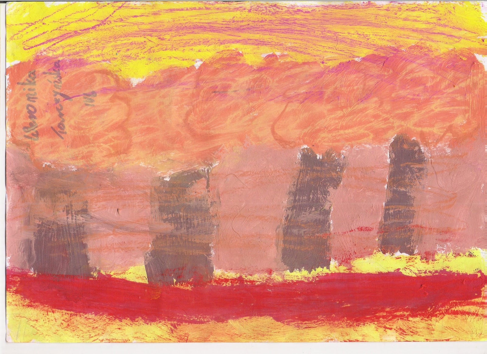 ZS w Straszynie Artystycznie BARWY CIEPŁE I ZIMNE