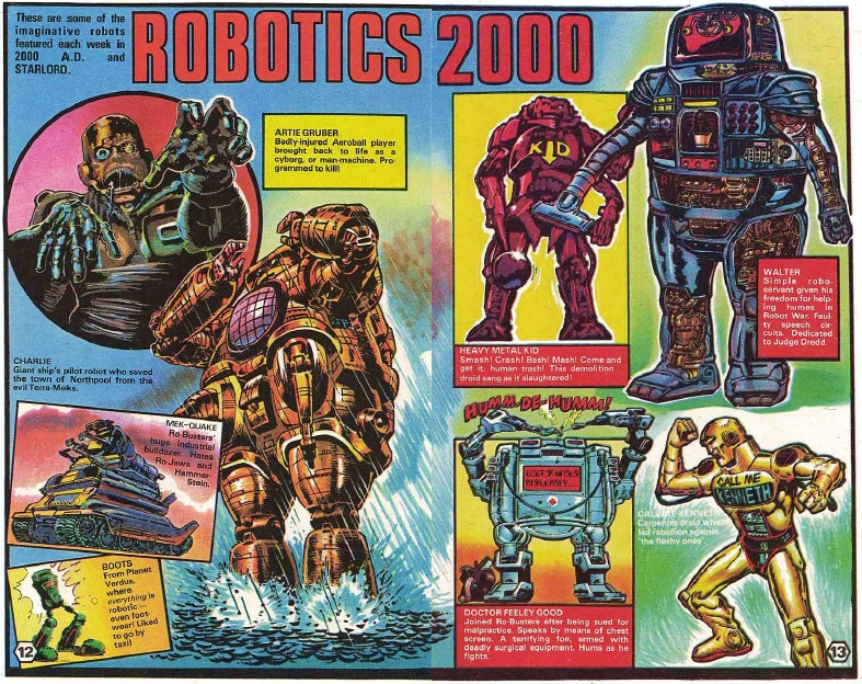 Dredd Alert RoJaws And Hammerstein Book Of Robots Robotics 2000