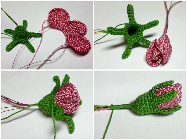 tunissian-crochet-flower