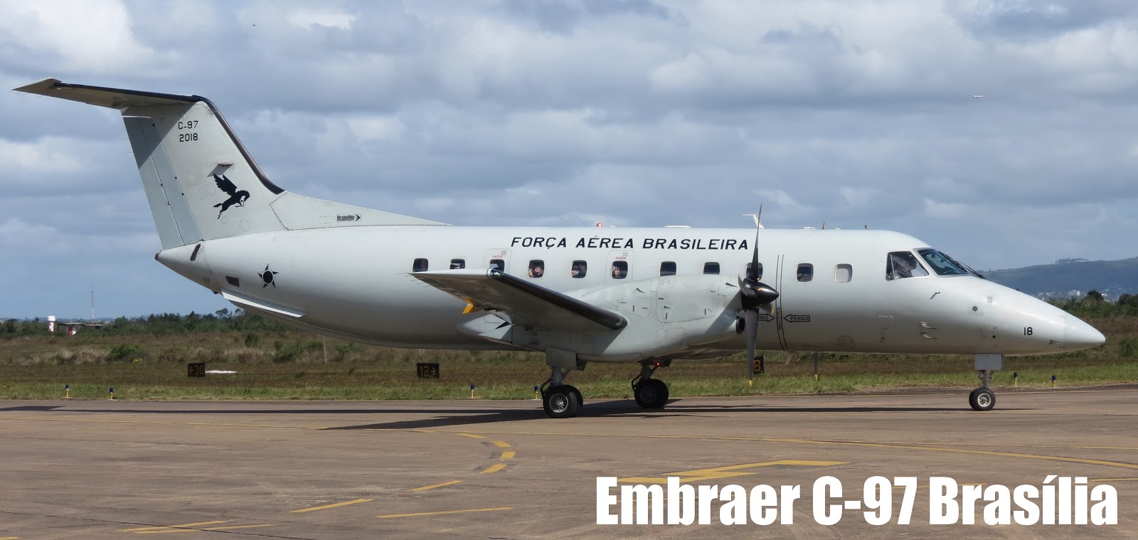 Aviação em Floripa Expoaer 2012 Embraer C97 Brasília