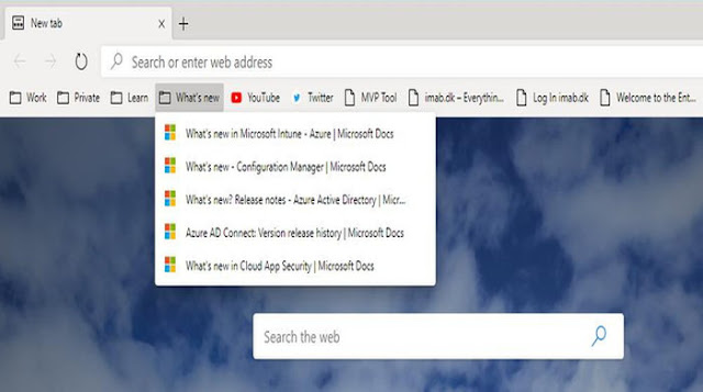 Google Chrome üzerinde oluşturmuş olduğunuz yer imleriniz Edge tarafından otomatik olarak entegre ediliyor.