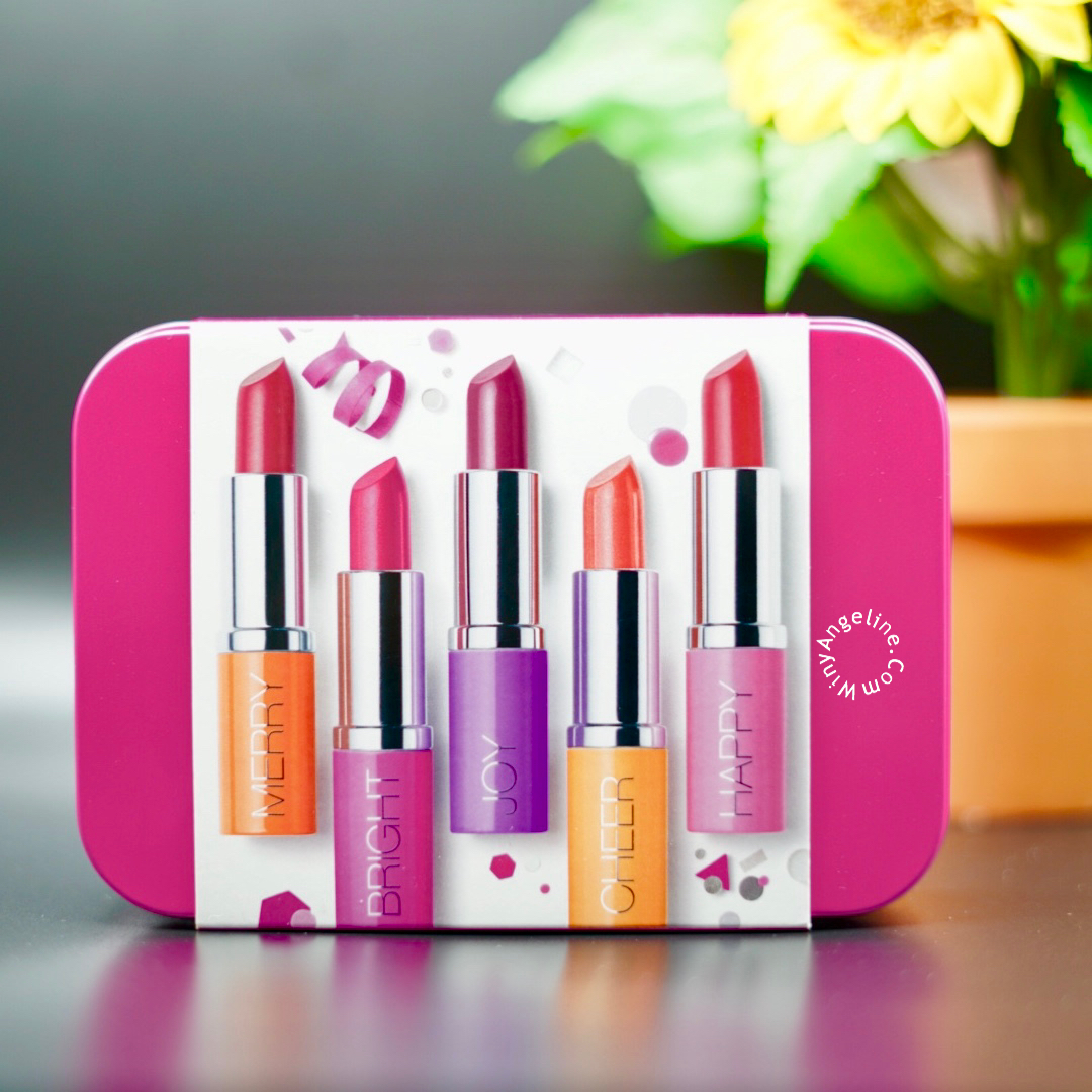 PARTY LIPSTICK SET BY CLINIQUE (REVIEW AND SWATCHES ALL SHADE) Winy