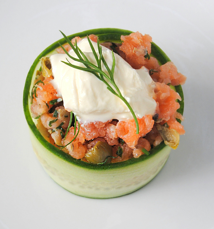 GinCured Salmon Gravadlax, TartareStyle Scrumptious South Africa
