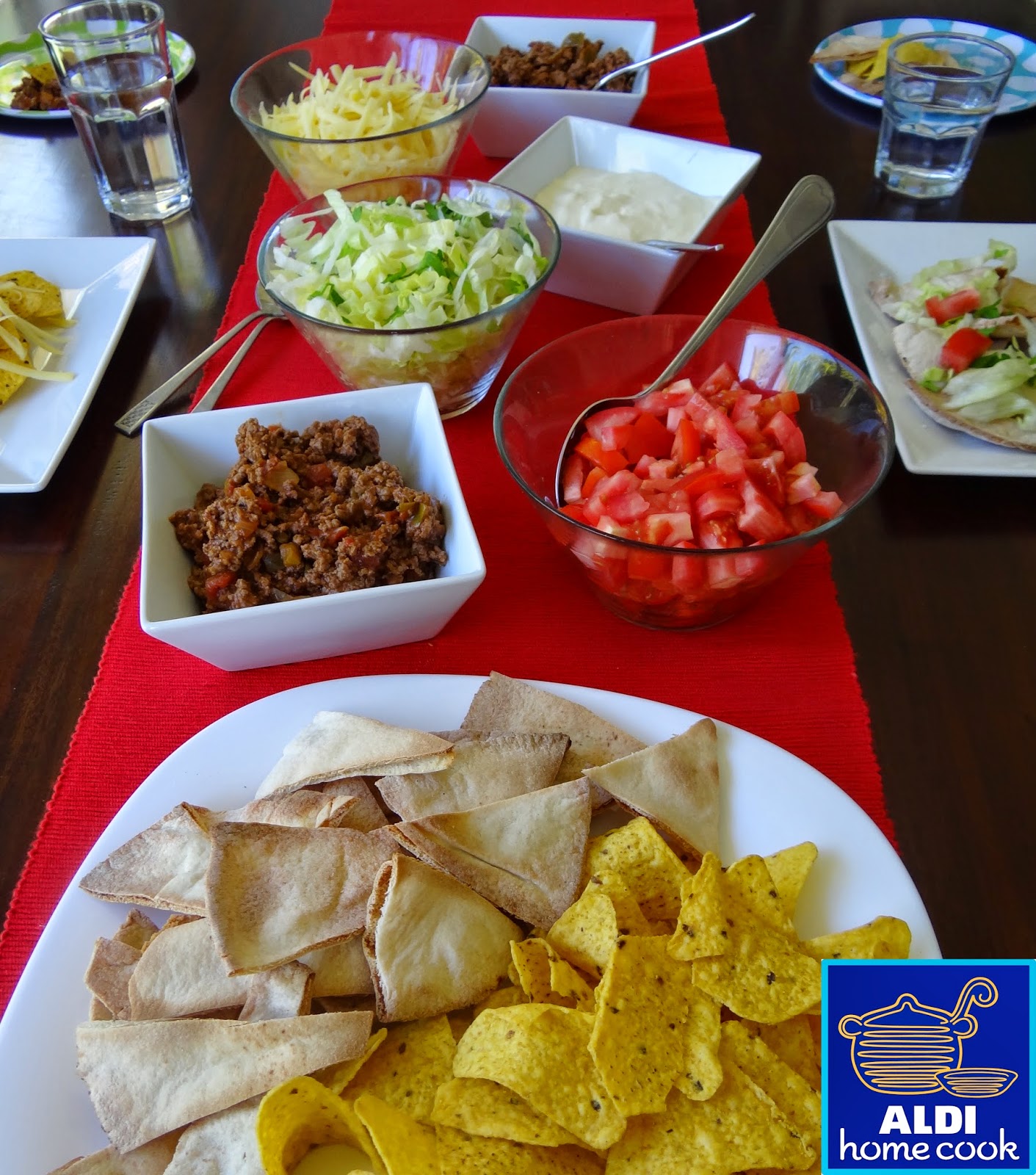 ALDI home cook Open tacos