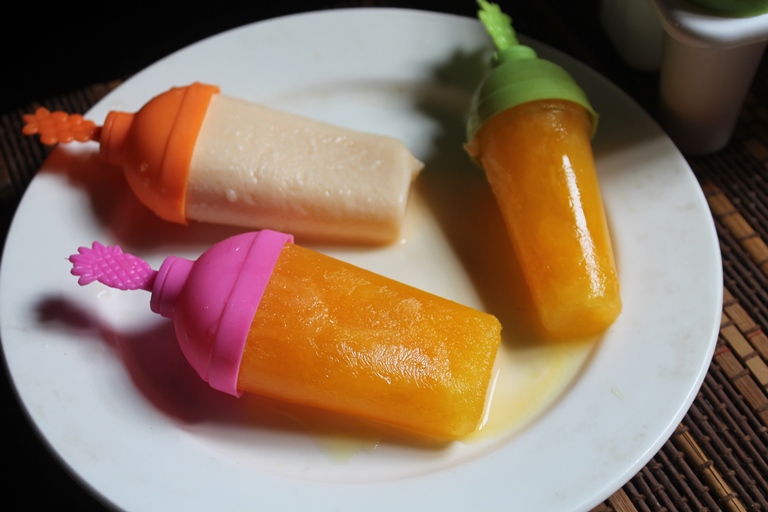 Fresh Orange Popsicles Recipe Orange Ice Recipe Yummy Tummy