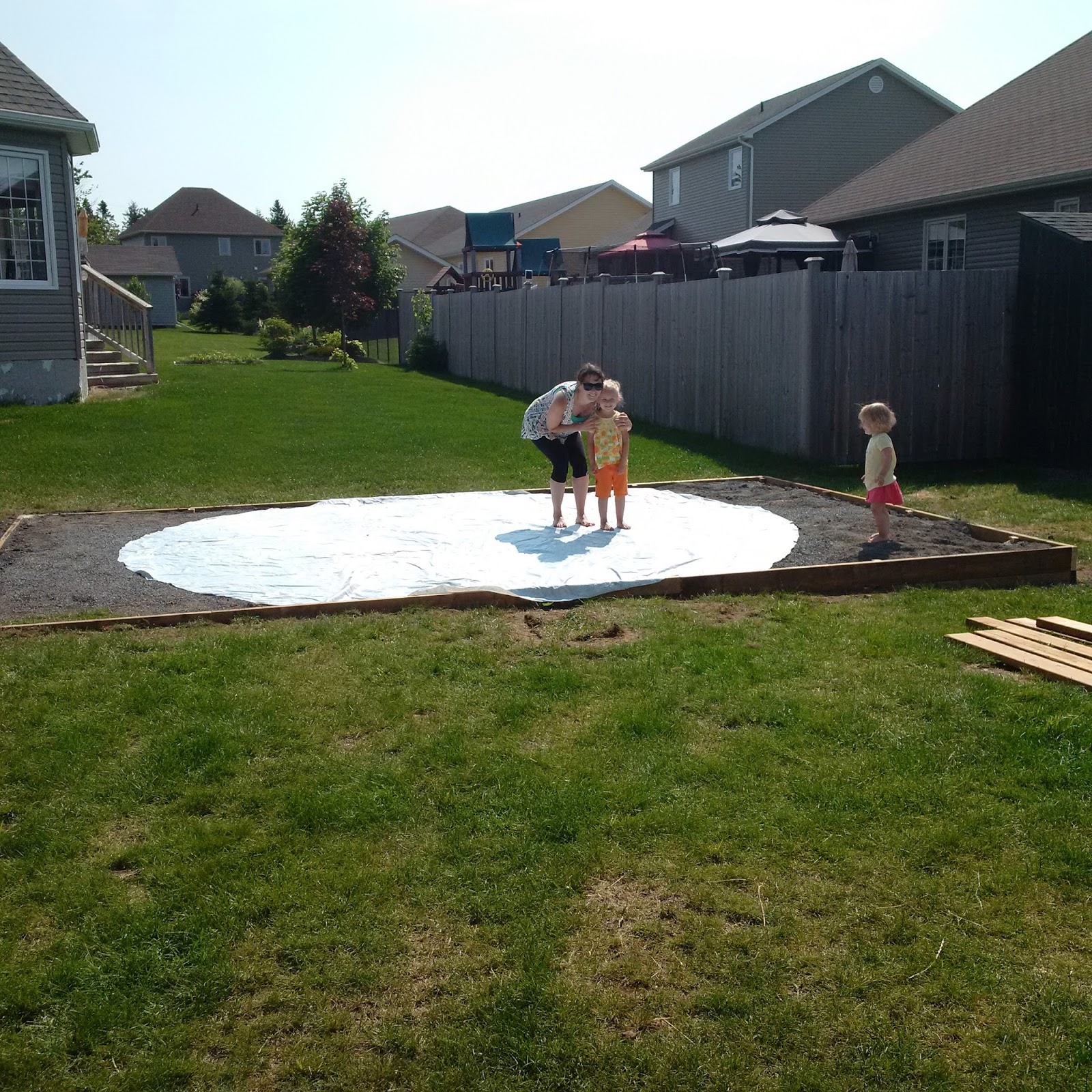 Another Day Another Project: Preparing a Base for our Above Ground Pool