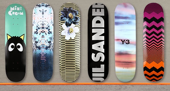 Designer skateboards
