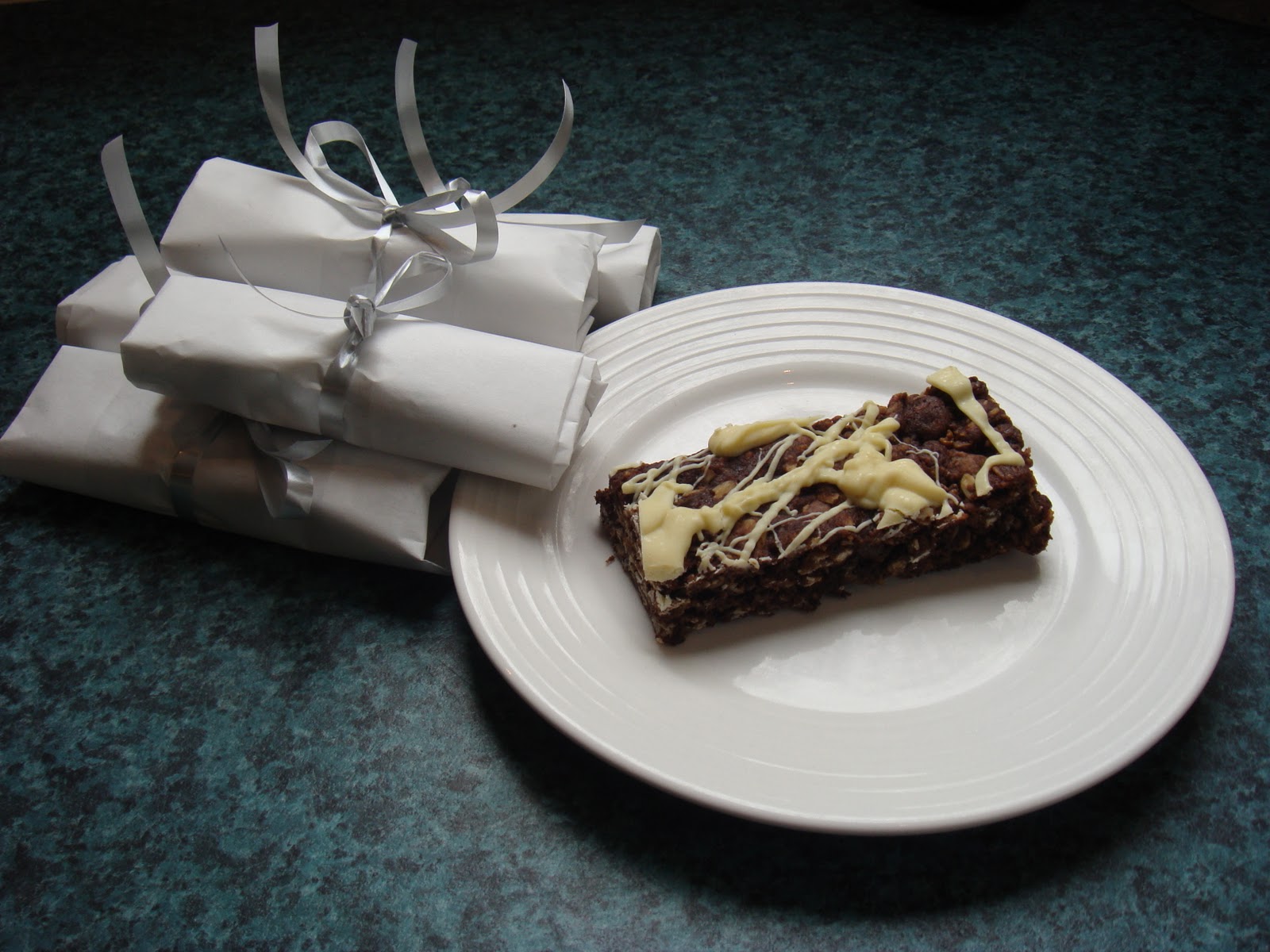 Homemade Triple Chocolate Muesli Bars