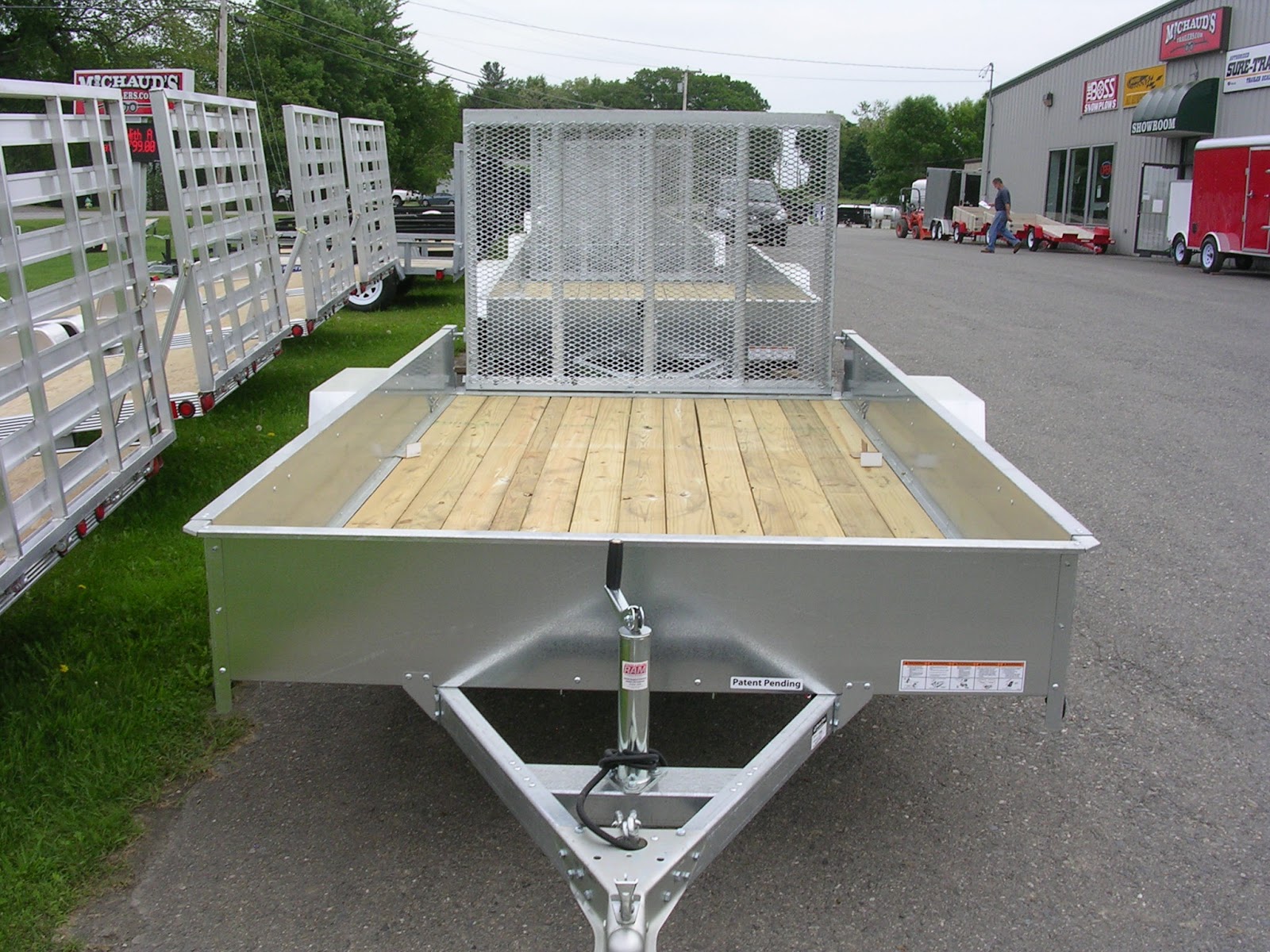 Michaud's Trailers Winslow Maine Sure Trac Galvanized Trailers