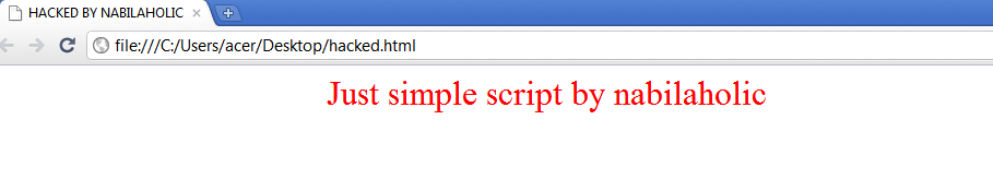 Cara Mudah Membuat Script Deface - Script HTML