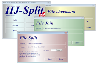 تحميل تنزيل برنامج تقسيم و تجميع الملفات hjsplit Download Free Direct