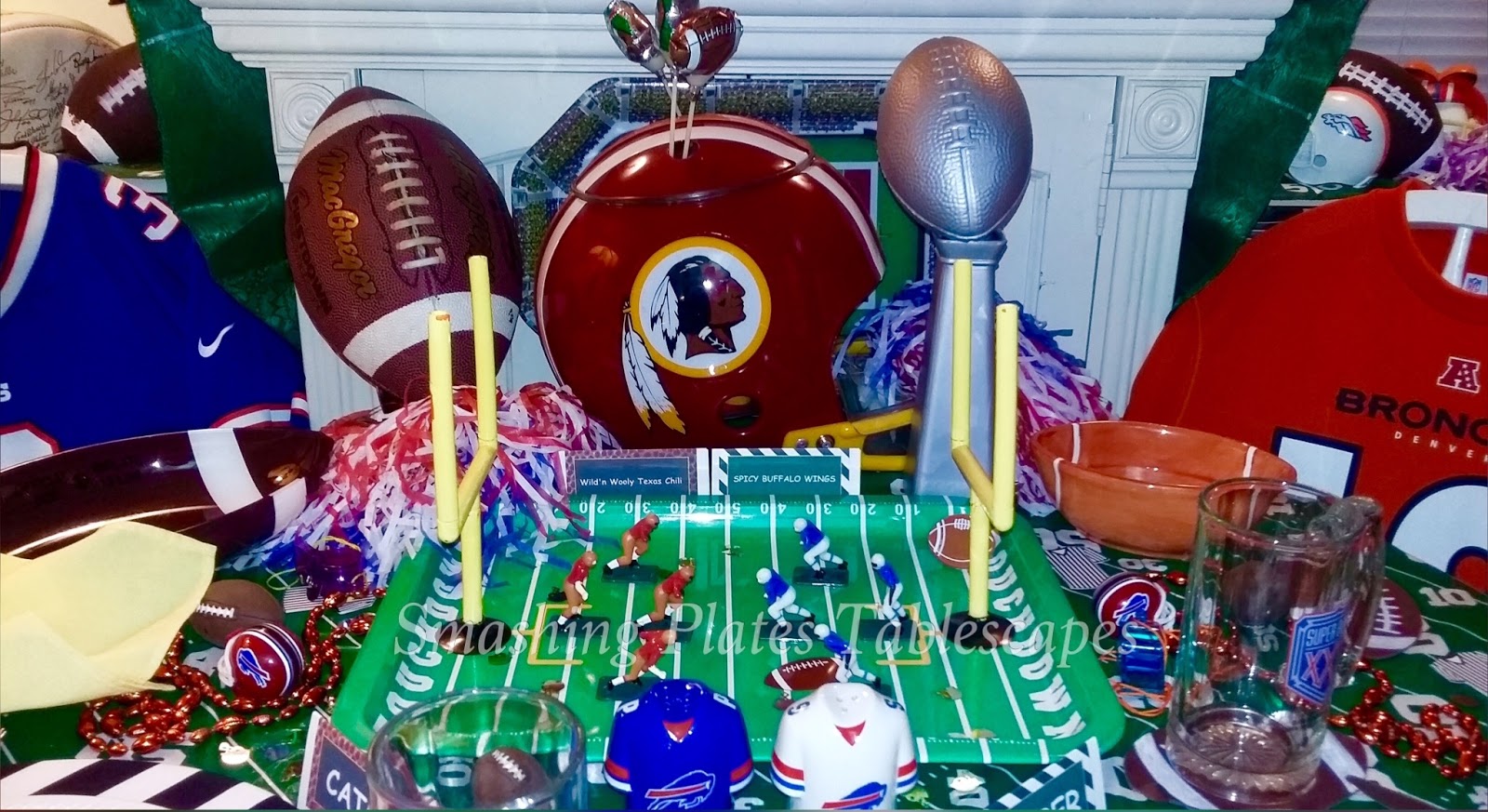 Smashing Plates Tablescapes Super Bowl LI Party